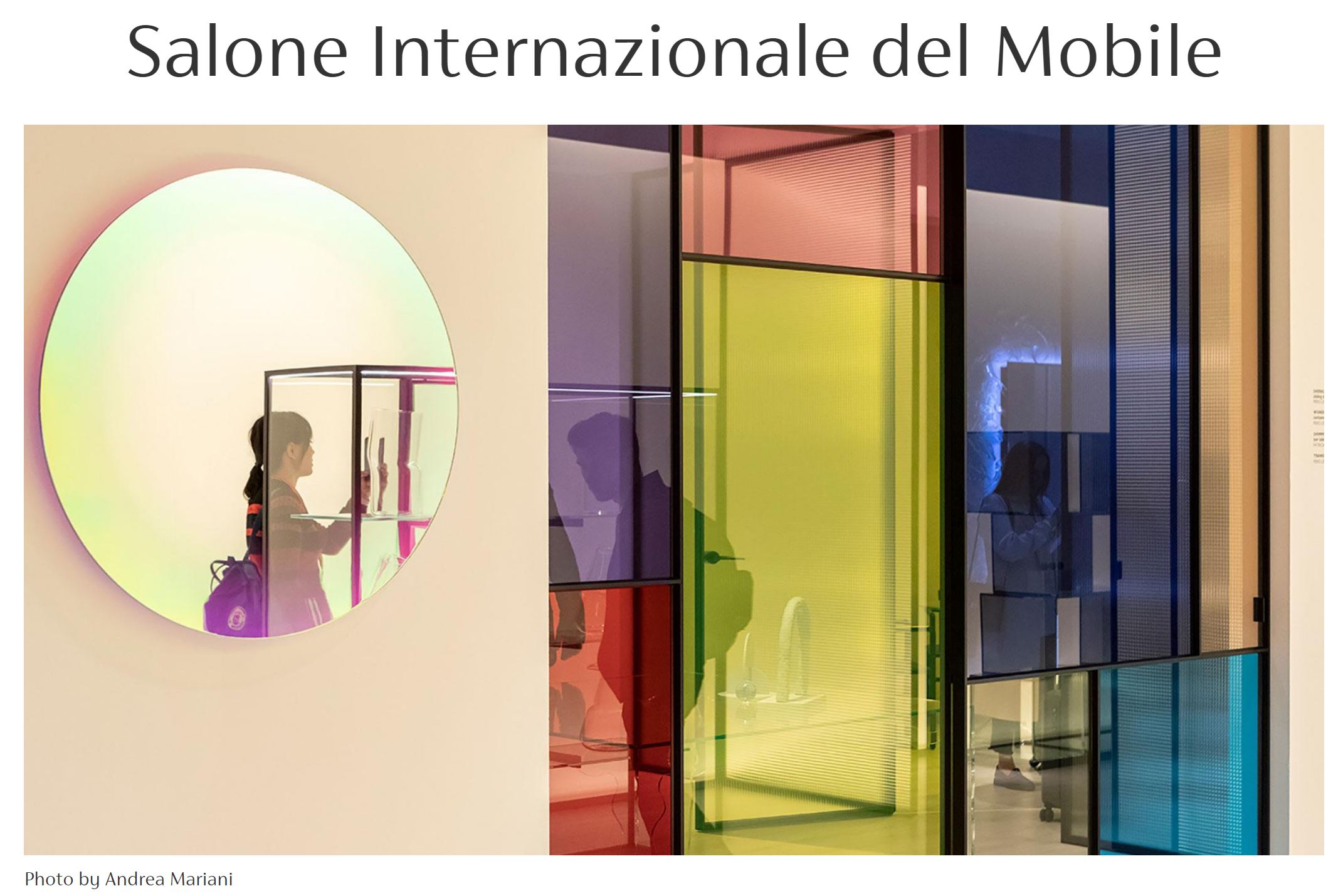 Salone del Mobile – Milano 7/12 Giugno 2022